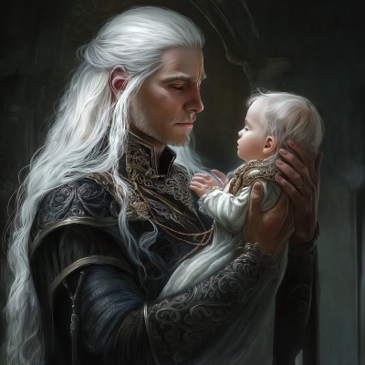 Regal Lord with Newborn