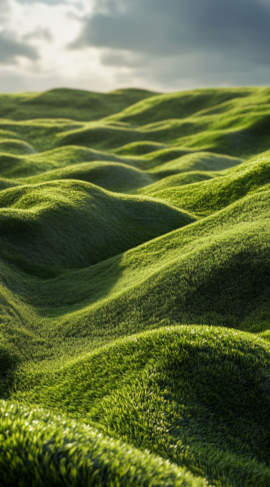 Vibrant Green Hills