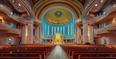 Inside a Church