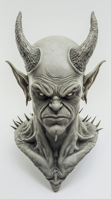 Demon Swamp Monster Portrait