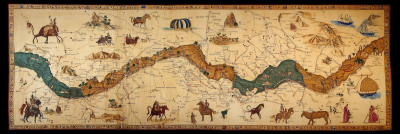 The Silk Road Map in Traditional Art