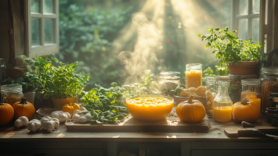 Cooking Pumpkin Soup