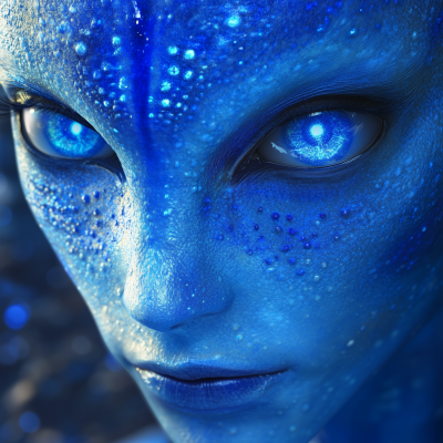 Arcturian Blue Humanoid