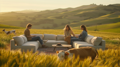 Modern Relaxation in a Wheat Field
