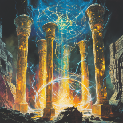 Magical Ancient Pillars
