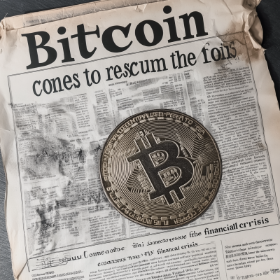 bitcoin comes to rescue from the financial crisis
