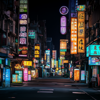 Taiwan Night Signs