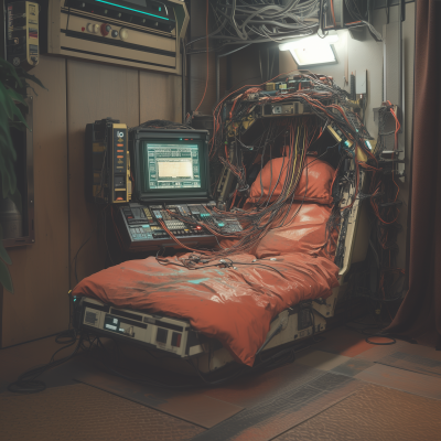 Futuristic Cybernetic Bed