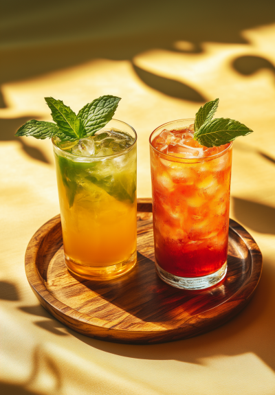 Refreshing Tea Drinks