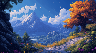 Mystical Fantasy Landscape