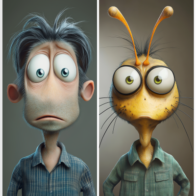 Realistic Oggy and the Cockroaches