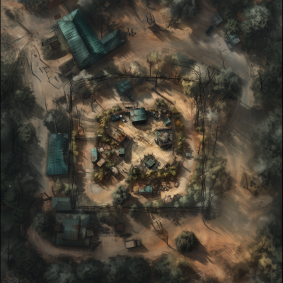 Futuristic Battle Map