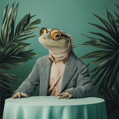 Lizard in Jungle