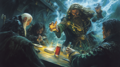Adventurers in Winter’s Cradle Tavern