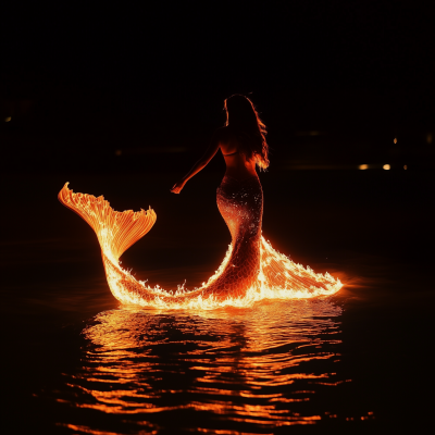 Fire Mermaid