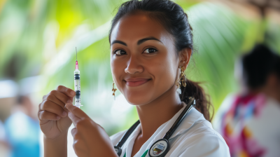 Nurse Preparing Needle