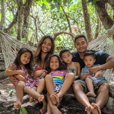 Hawaiian Family Gathering