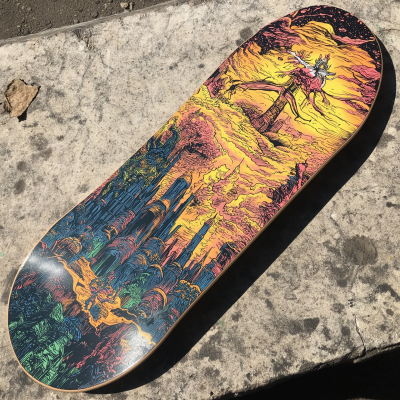 Longing Skateboard Art