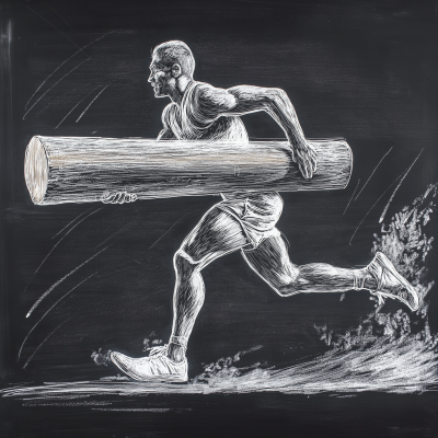 Log Run Exercise Illustration