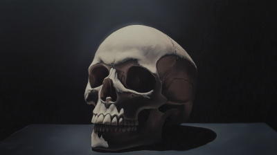 Hyperrealistic Skull Art