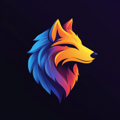 Minimalistic Wolf Logo