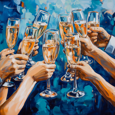 Cheers with Hands