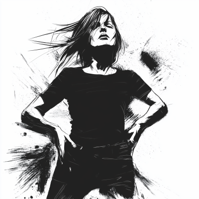 Assertive Woman Illustration