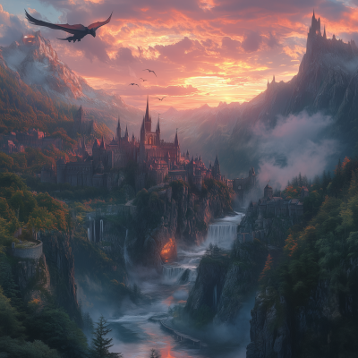 Iron Flame Landscape