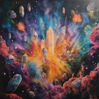 Vibrant Nebula Starscape