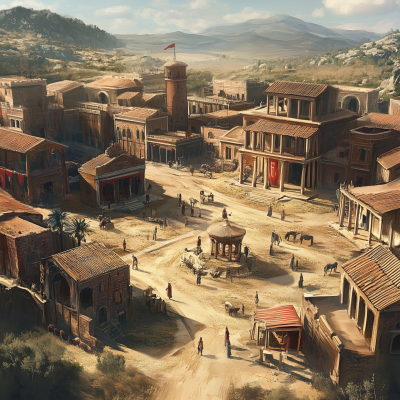Roman Empire Wild West Town