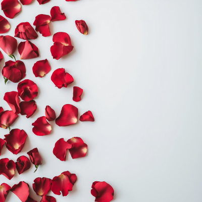 Scattered Rose Petals
