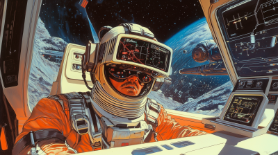 VR Goggles in Space