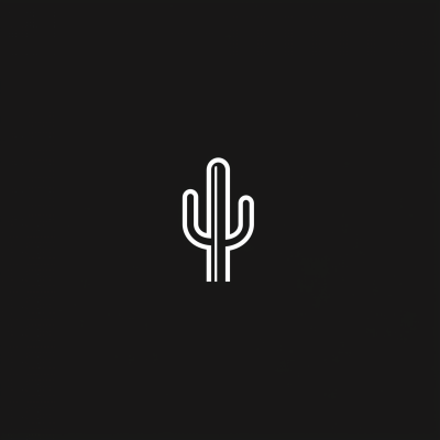 Cactus Minimalist Logo