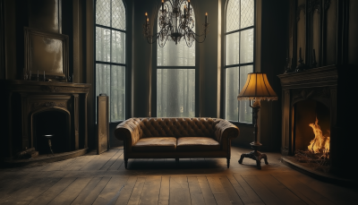 Cozy Old Mansion Interior