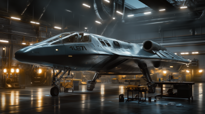 Dark Sci-Fi Hangar