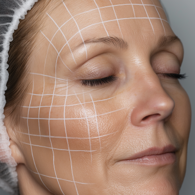 Aesthetic Treatment Close-Up