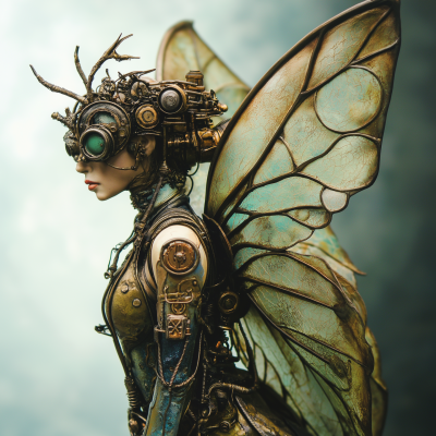 Steampunk Cyberpunk Fairy