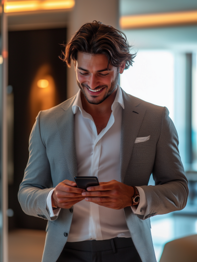 Stylish Italian Man in Miami