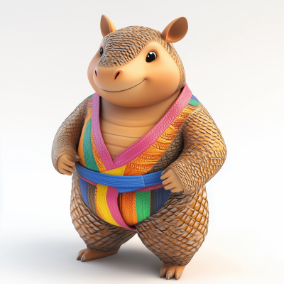 Colorful Armadillo