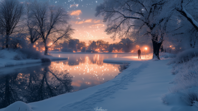 Serene Winter Wonderland