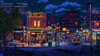 Neon Cityscape