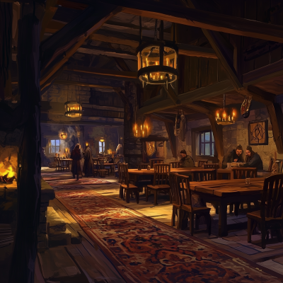 Medieval Tavern Interior