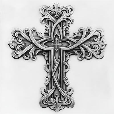 Intricate Cross Design