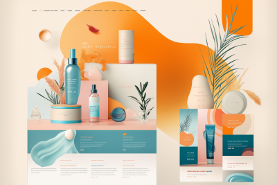Skincare Products Website Design