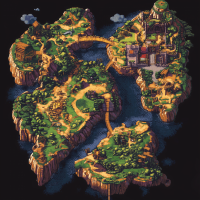 Cartoon World Map