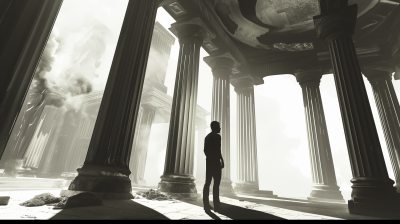 Silhouette in Roman Setting
