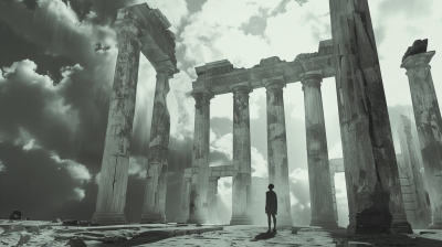 Silhouette in Roman Setting