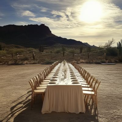 Monochromatic Table Setup