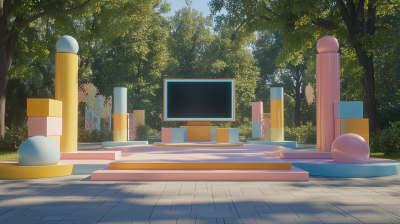 Cinematic Outdoor Set