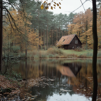 Idyllic Forest Hut